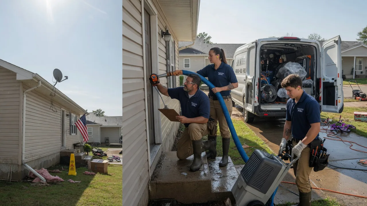 Ceiling Water Damage Restoration in Kinsley, KS near me